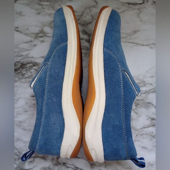 Lands' End Suede Slip On Shoes Size 8.5 - Picture 4 of 12